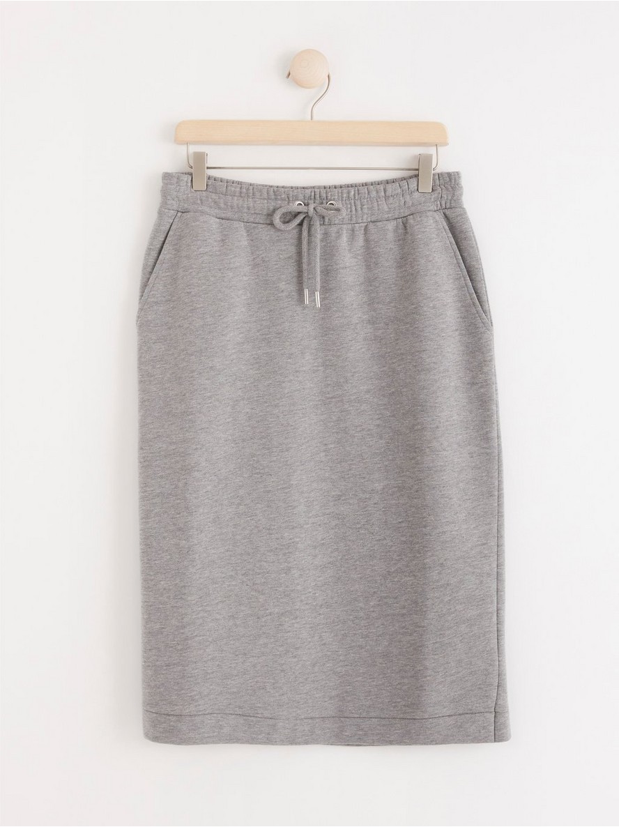Suknja – Sweatshirt skirt with brushed inside