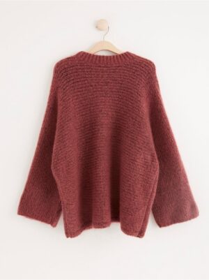 Fuzzy knitted jumper - 8230729-3471