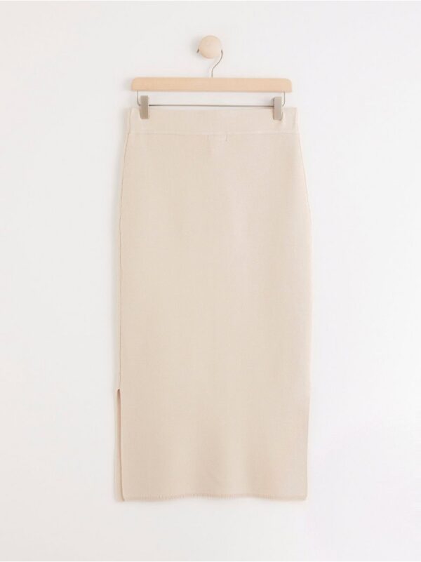 Knitted midi skirt - 8232939-7403