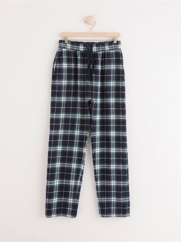 Plaid flannel pyjama trousers - 8232959-2521