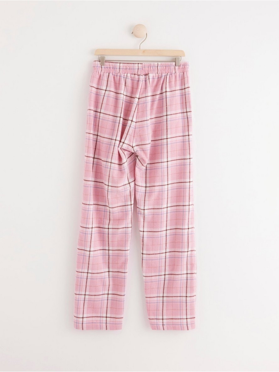 Plaid flannel pyjama trousers - 8232959-6950
