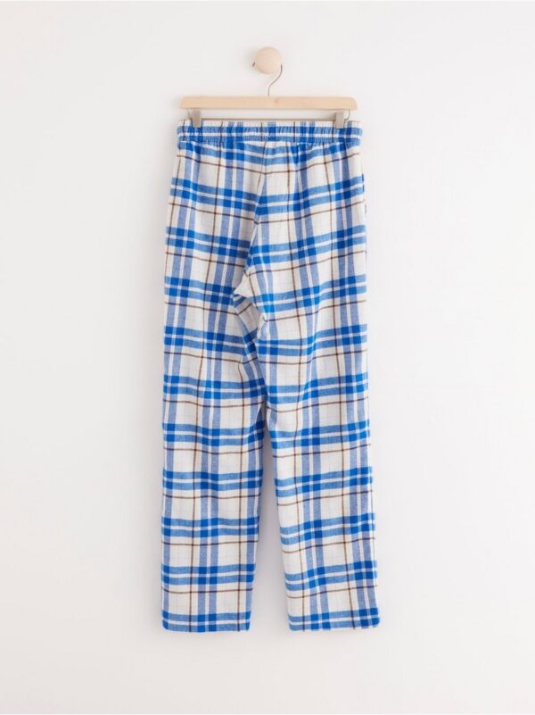 Plaid flannel pyjama trousers - 8232959-7442