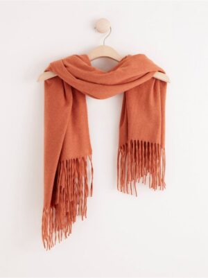 Square scarf with fringes - 8233879-3239