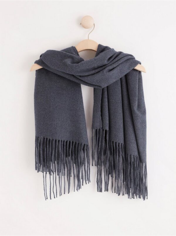 Square scarf with fringes - 8233879-6989