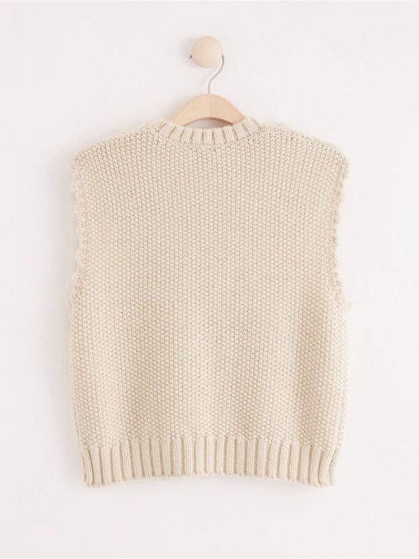 Cable knit vest - 8235692-1230