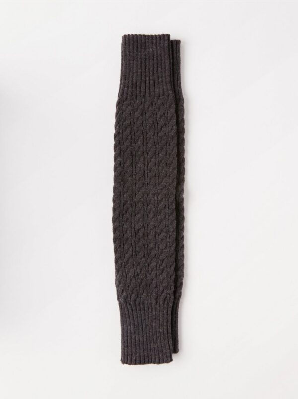 Cable knit leg warmers - 8235961-7787