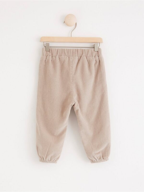 Lined corduroy trousers - 8236669-9770