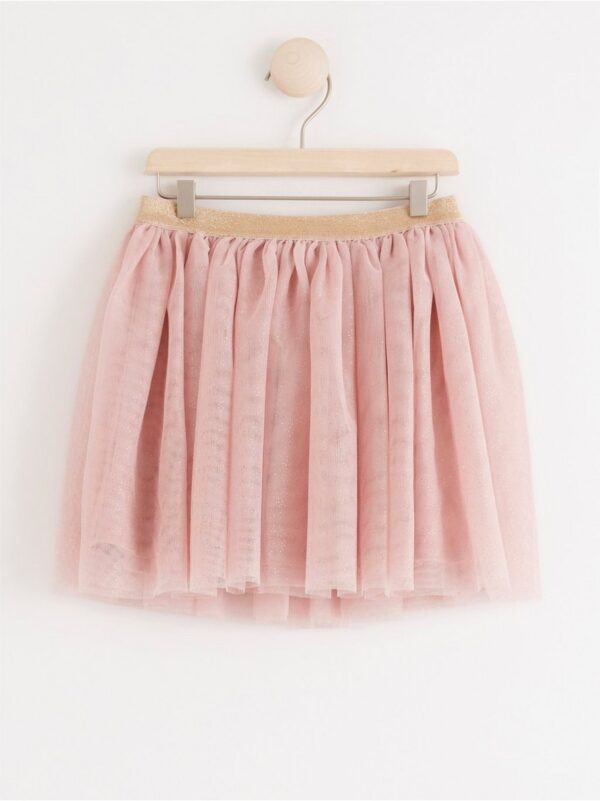 Tulle skirt with glitter - 8240490-7351