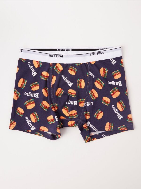 Boxer shorts with burgers - 8241112-5207