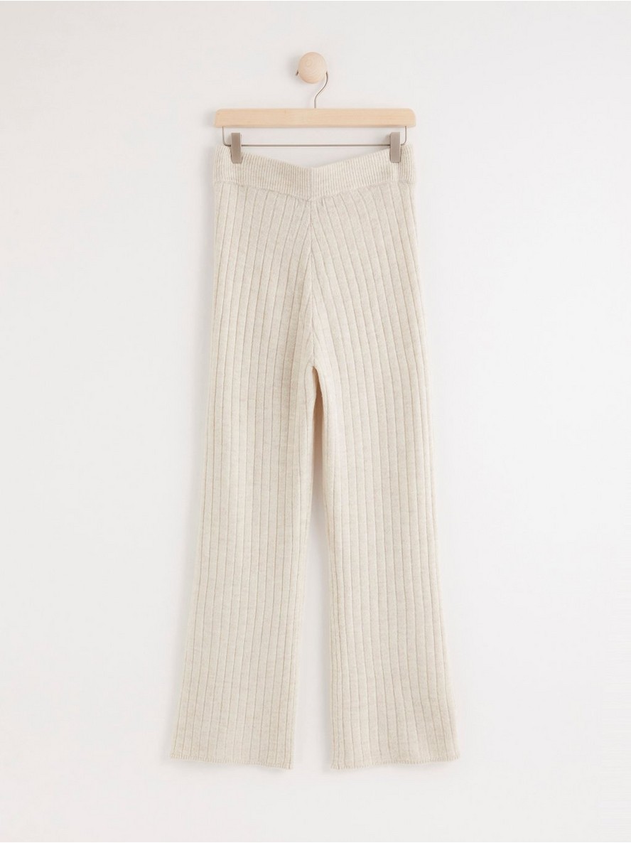 Rib-knit trousers - 8241781-7403