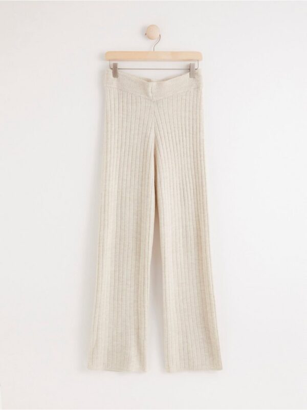 Rib-knit trousers - 8241781-7403