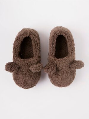 Pile shoe slippers with ears - 8243180-1914