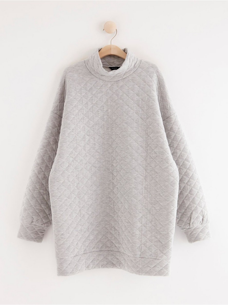 Dukserica – Long quilted sweatshirt