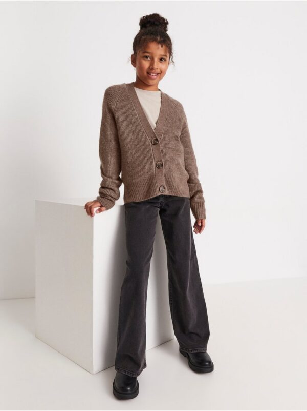 Cardigan with brushed finish - 8243900-6921