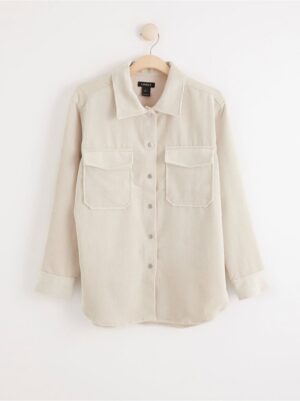 Corduroy shirt jacket - 8245888-7403