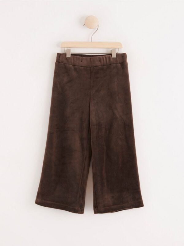 Velour trousers - 8253409-1914