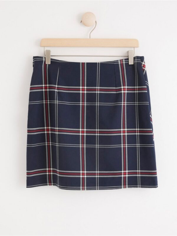 Checked skirt - 8260242-2521