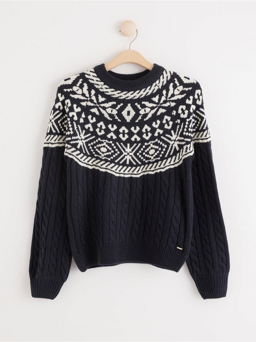 Dzemper – Knitted fair isle jumper