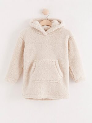 Pile hoodie dress - 8270876-7403