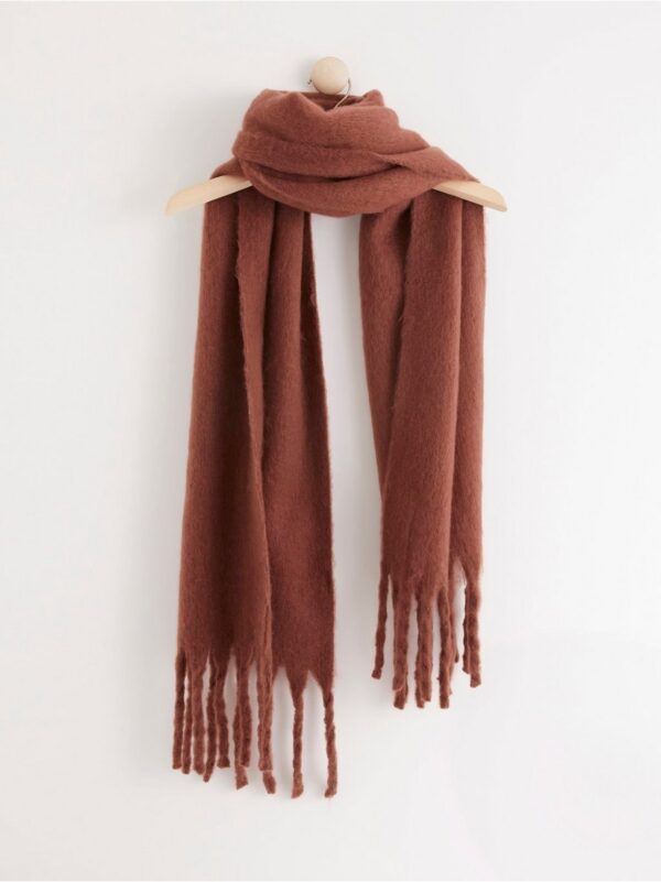 Scarf with fringes - 8272184-3471