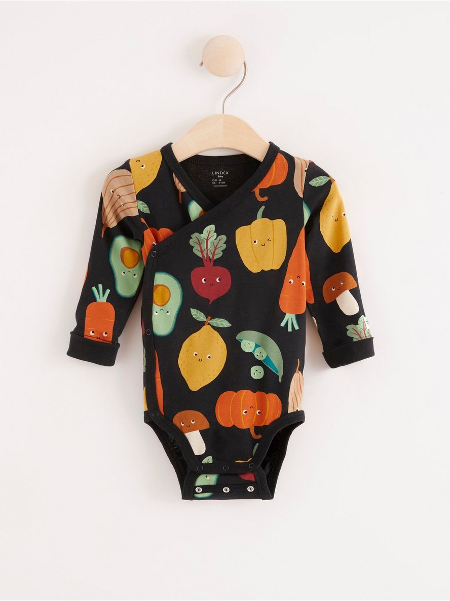 Bodi – Wrap bodysuit with vegetables