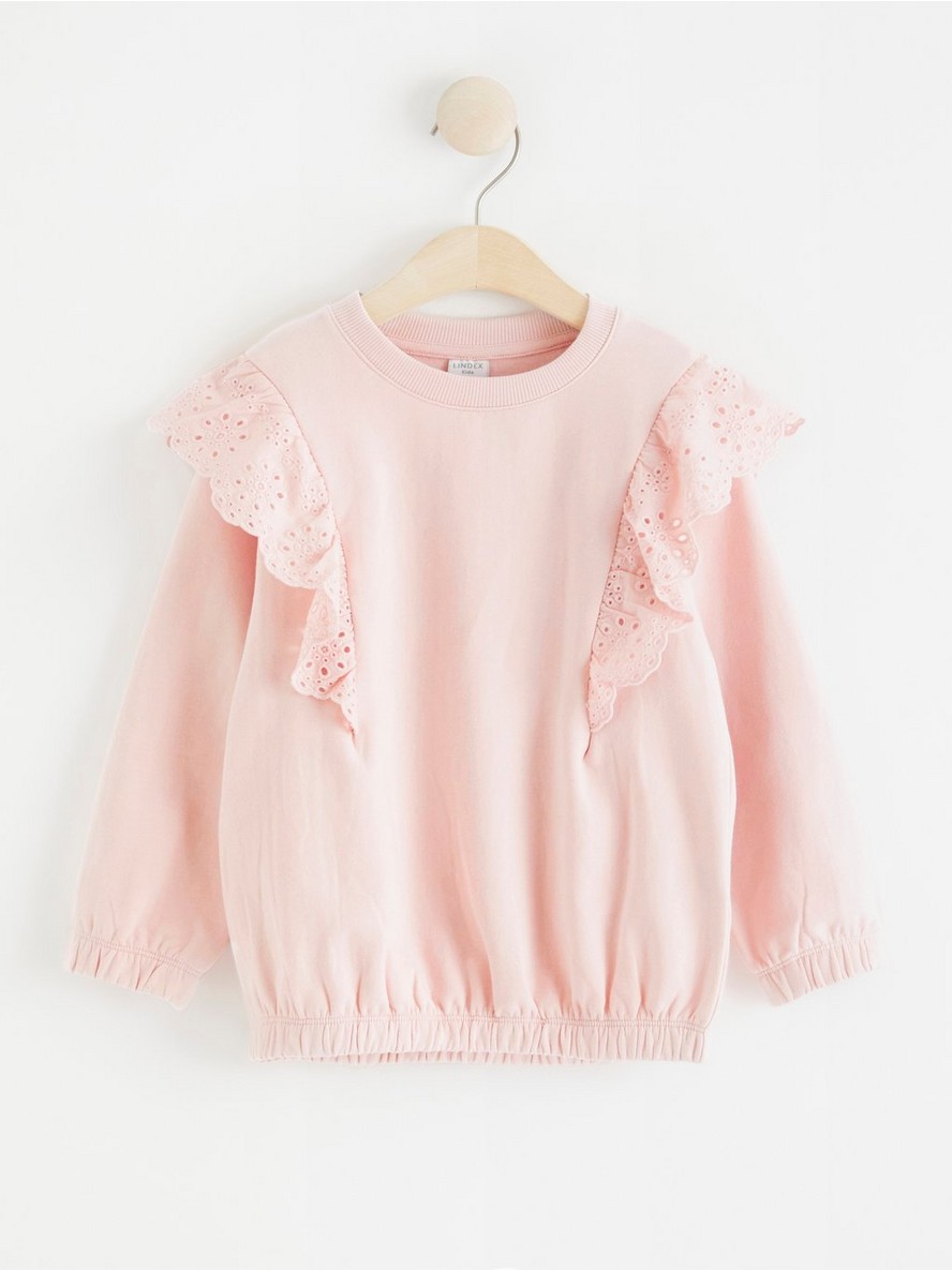 Dukserica – Sweatshirt with lace frills