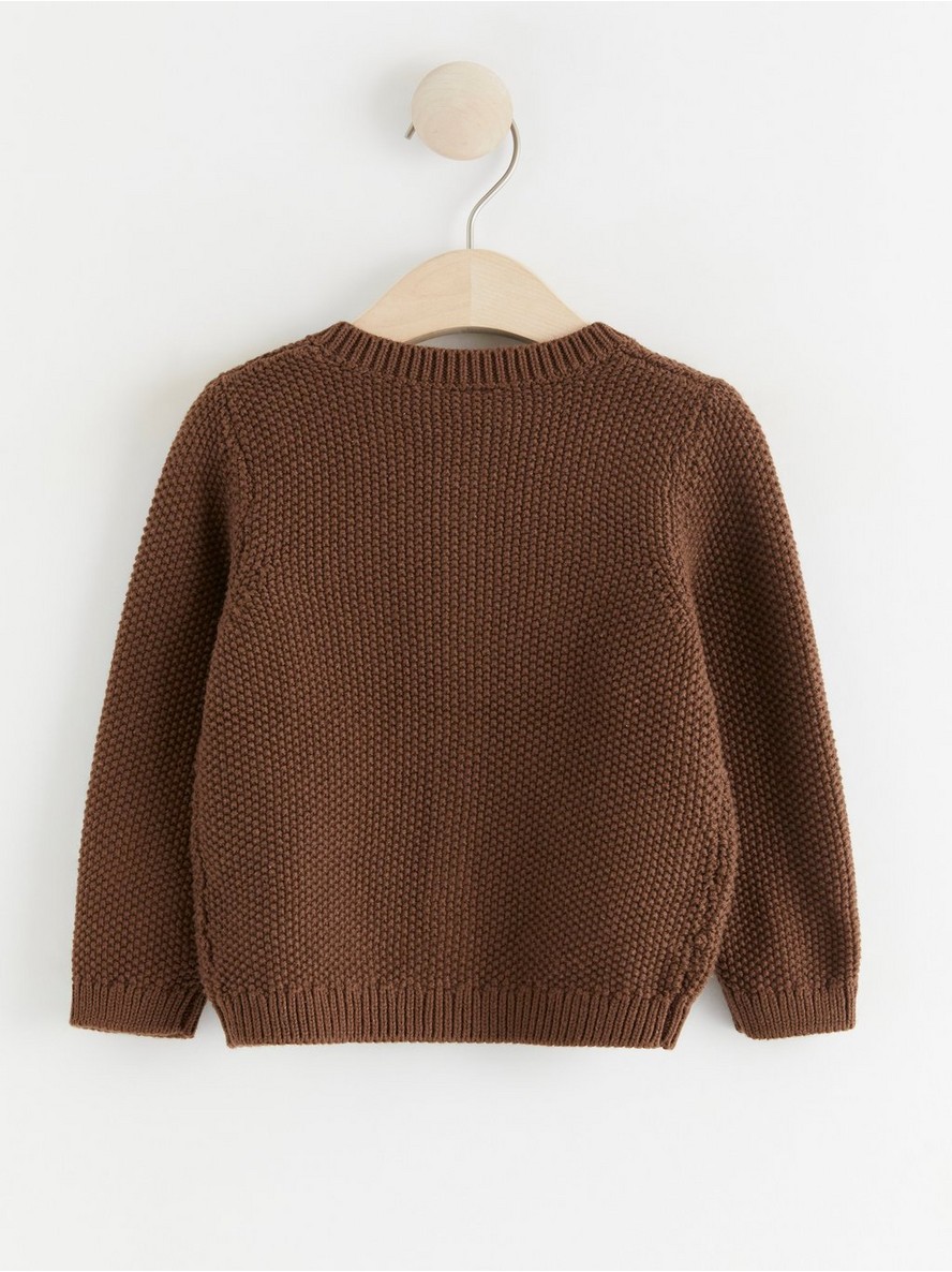 Moss-knit cardigan - 8281411-7153