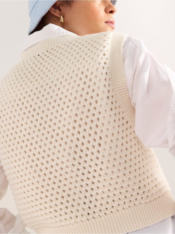 Knitted vest - 8284745-7862