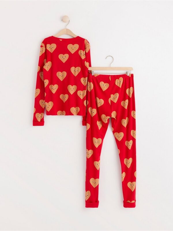 Pyjama set with hearts - 8290288-8668