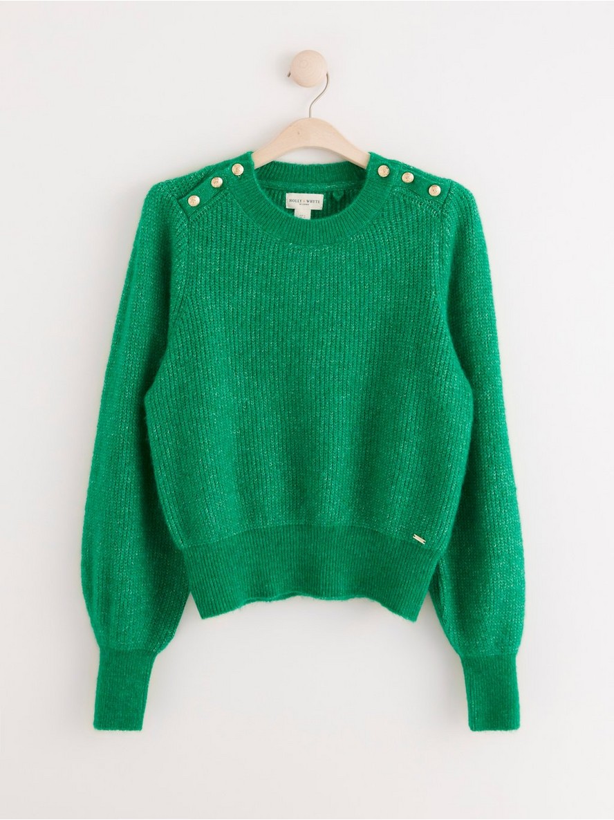 Dzemper – Knitted jumper with wide sleeves