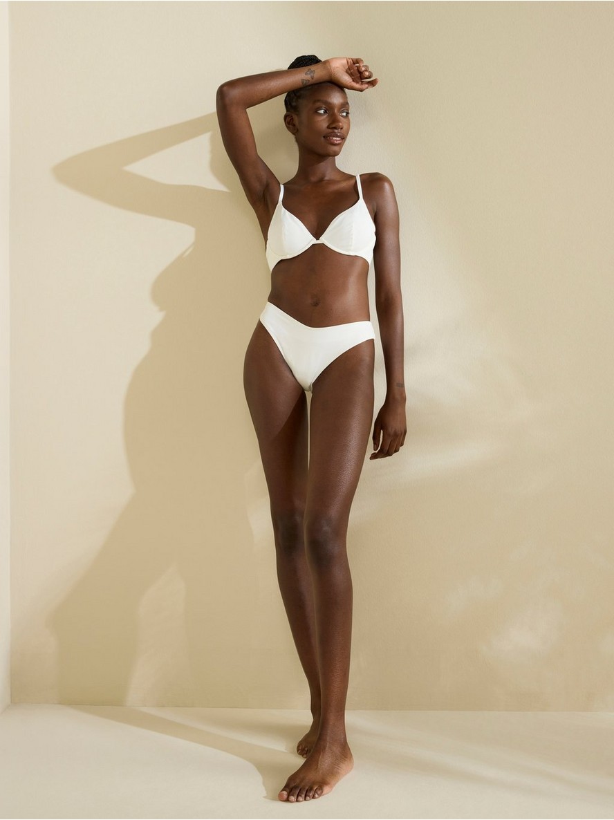 Kupaci kostim donji deo – Ribbed high waist brazilian bikini bottom