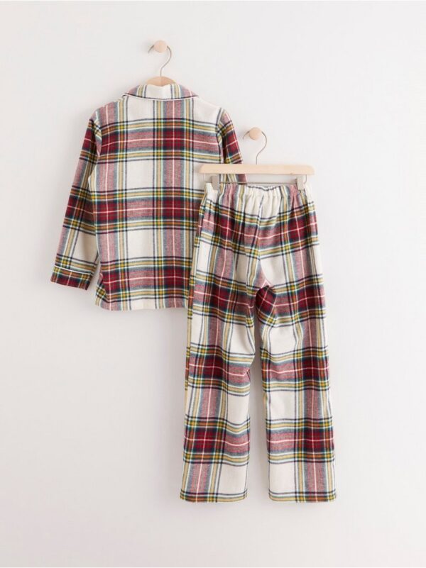 Plaid flannel pyjama set - 8296987-7251