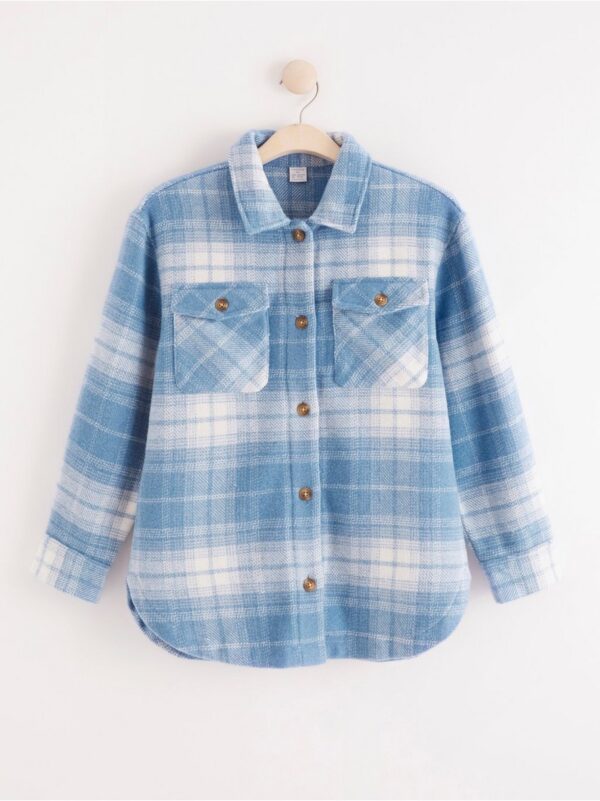 Checked overshirt - 8300148-8838