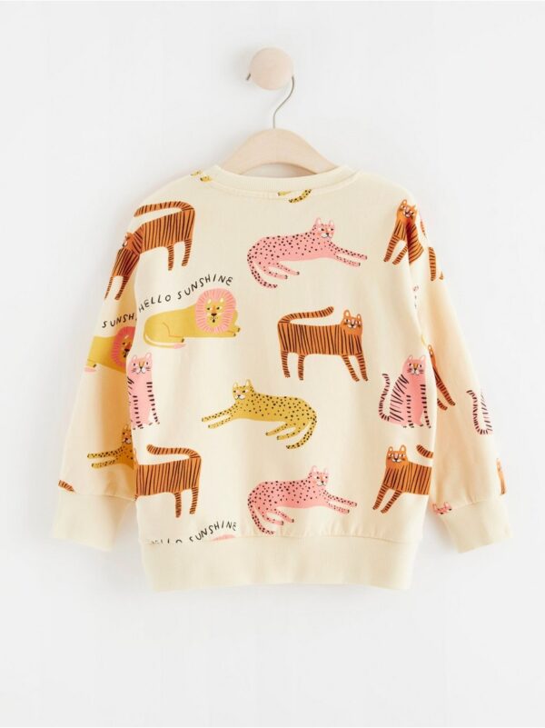 Sweatshirt with animal print - 8300165-9830