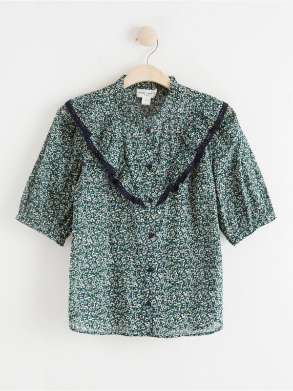 Puff sleeve blouse - 8301783-2521