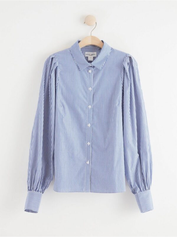 Shirt with puff sleeves - 8305087-7339