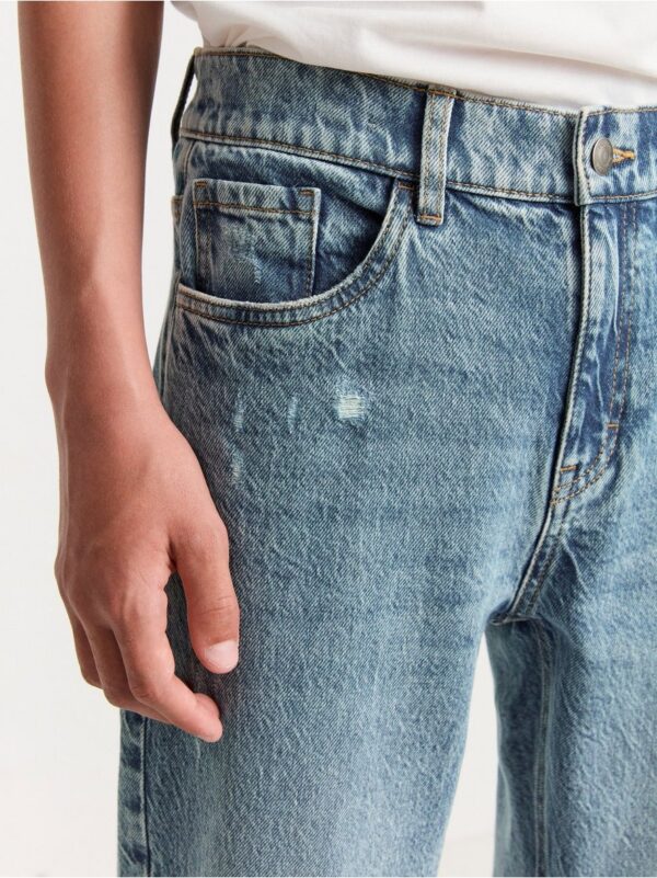 VILGOT Wide straight leg regular waist jeans - 8305429-766