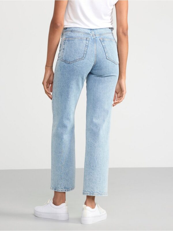 HANNA Wide high waist jeans with cropped leg - 8305982-766
