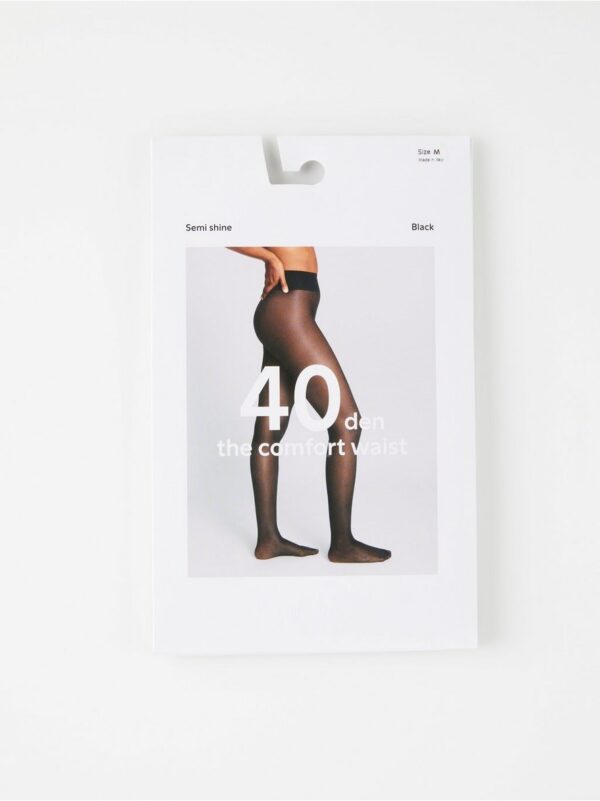 Comfort waist semi shine tights 40 denier - 8308343-80