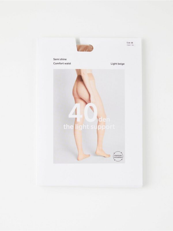 Light support semi shine tights 40 denier - 8308378-6553