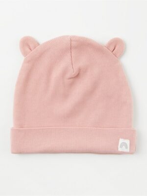 Ribbed beanie with ears - 8313531-8493