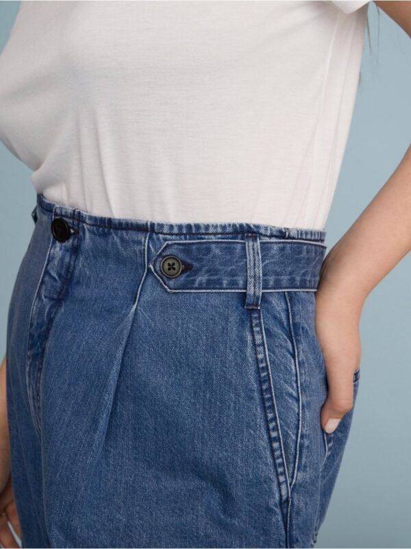 Extra wide high waist jeans - 8313567-791
