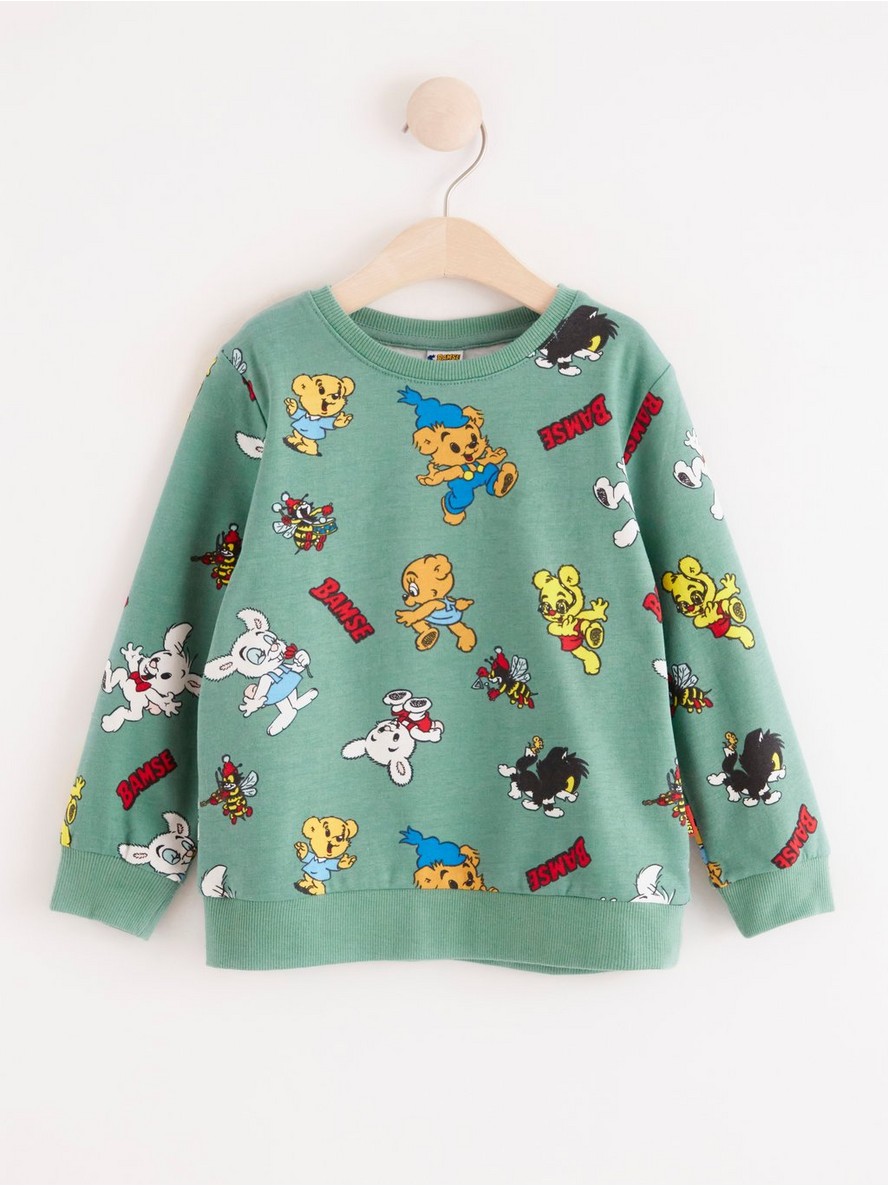Sweatshirt with Bamse print - 8314538-9637