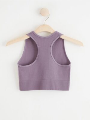 Seamless ribbed sports top - 8314586-9986