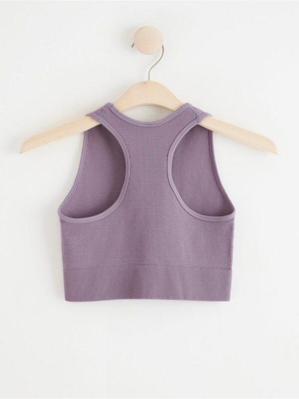 Seamless ribbed sports top - 8314586-9986