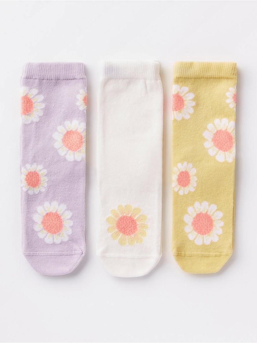 Carape – 3-pack socks with flowers