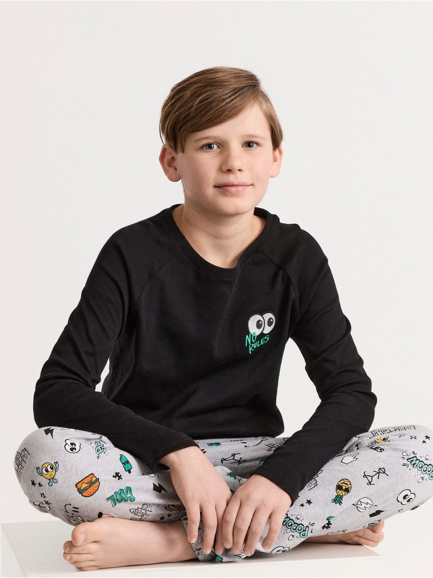 Pidzama – Pyjama set with patterned trousers