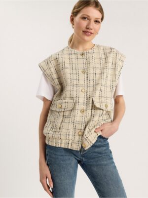 Vest with golden buttons - 8319566-363