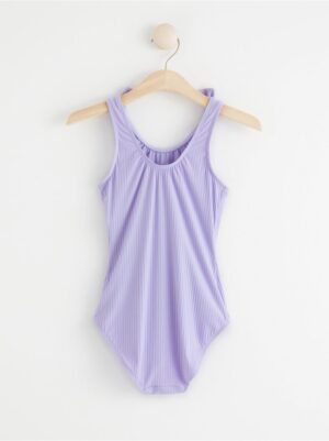 Ribbed swimsuit with knots - 8319788-6881