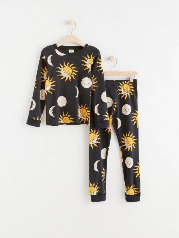 Pyjama set with sun and moon - 8323183-6959